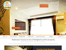 Tablet Screenshot of countryclubbangkok.com